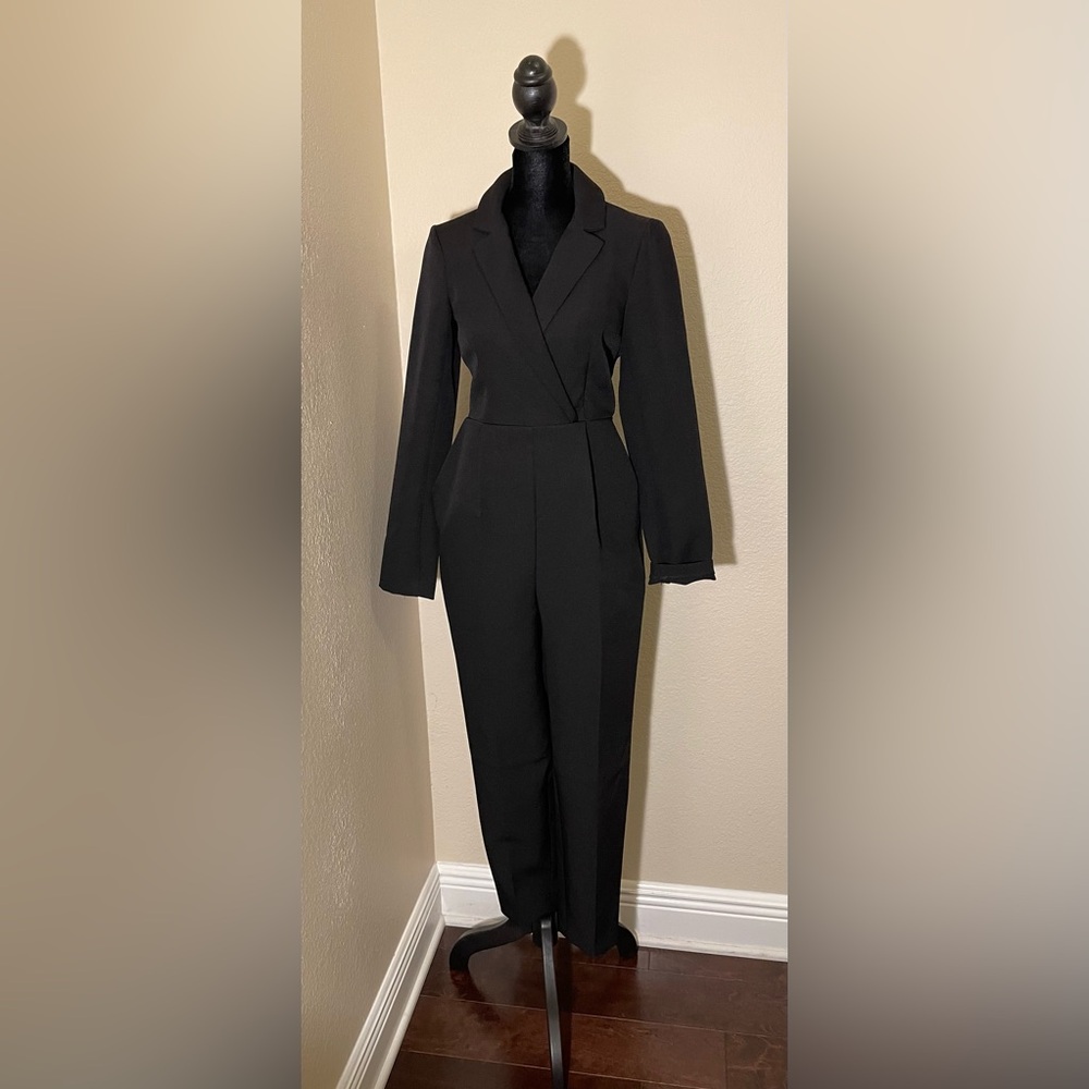 Long Sleeve Blazer Jumpsuit - Size 0